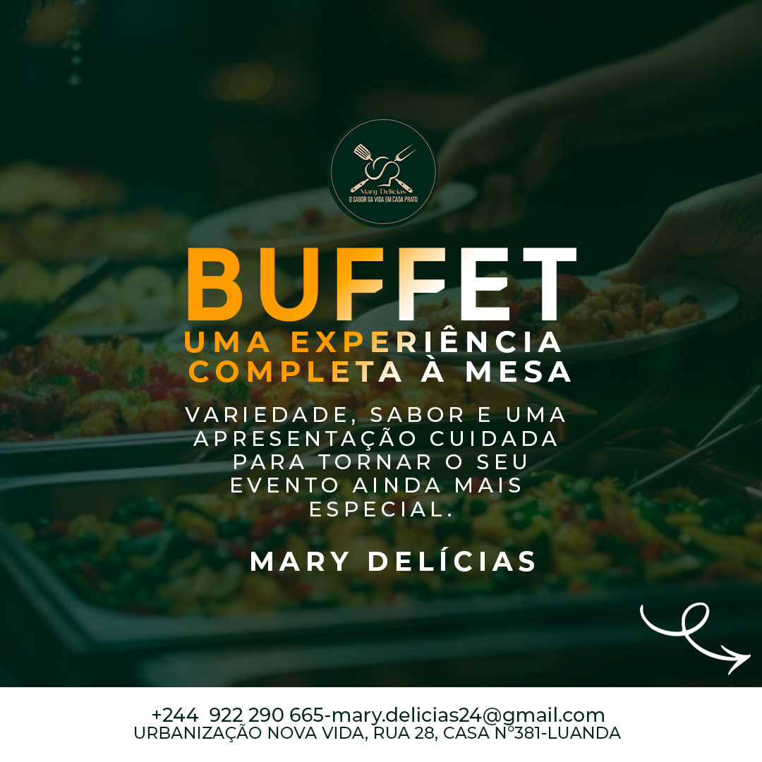 Buffet — uma experiência completa à mesa